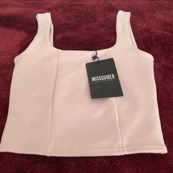 Misguided - NWT -top cradle pink - size 2 (Juniors) - Picture 5 of 5